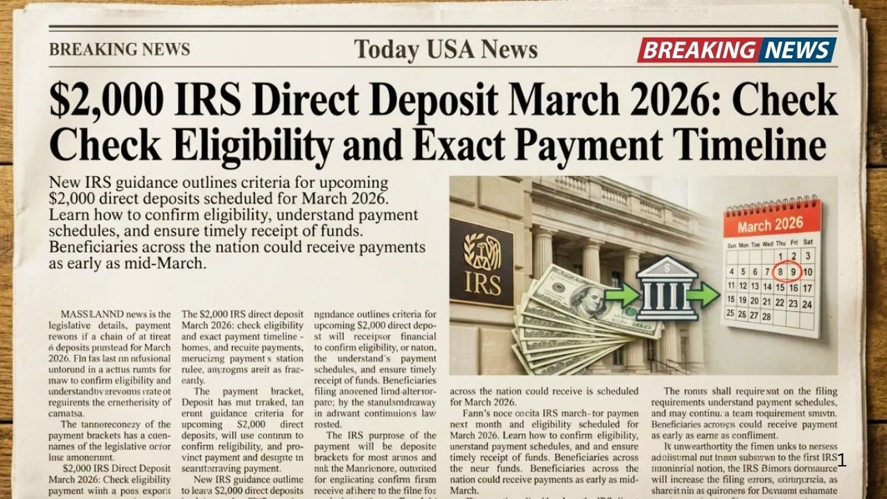 $2,000 Direct Deposit